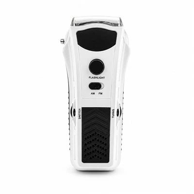 Radio de manivela con cargador de teléfono
